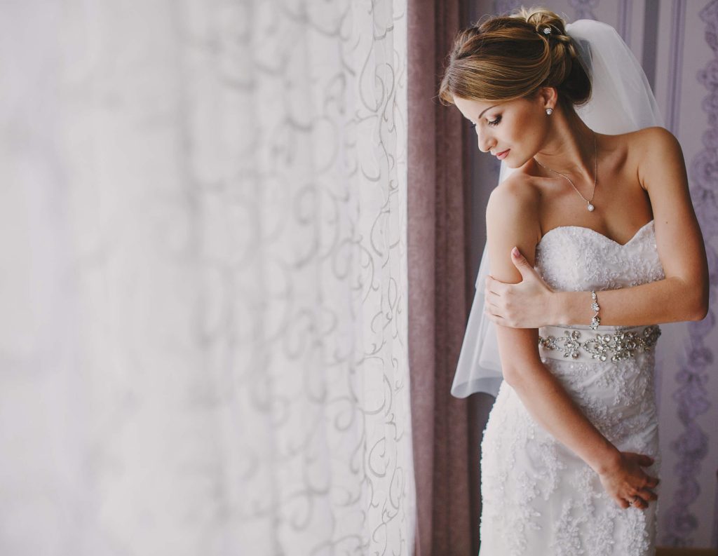 Wedding dress outlet in washing machine