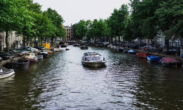 a view of Amsterdam lake side